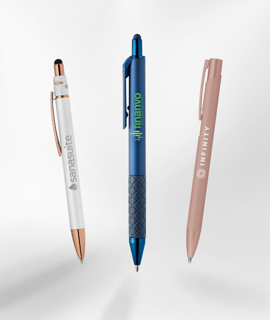 Metal Pens With Custom Floating Objects In Water - Promotional Pens